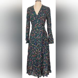 & Other Stories Floral Long Sleeve Dress - Multicolor